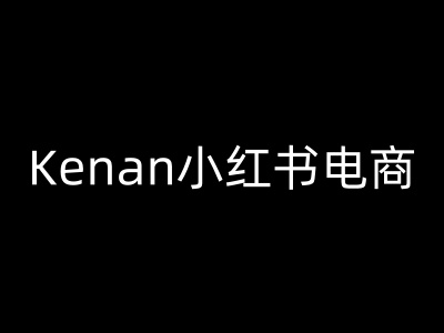 Kenan小红书电商-kenan小红书教程-爱搜