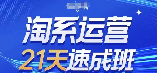 淘系运营21天速成班(更新25年2月)，0基础轻松搞定淘系运营，不做假把式-爱搜